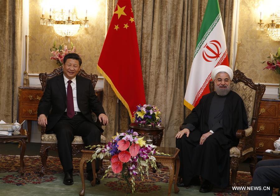 （XHDW）（1）习近平同伊朗总统鲁哈尼举行会谈