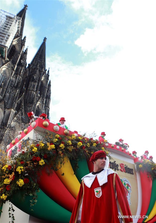 （国际）（5）“玫瑰星期一”大游行将科隆狂欢节推向高潮