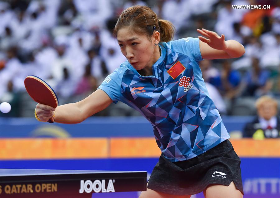 （体育）（1）乒乓球——卡塔尔公开赛：刘诗雯女单夺冠