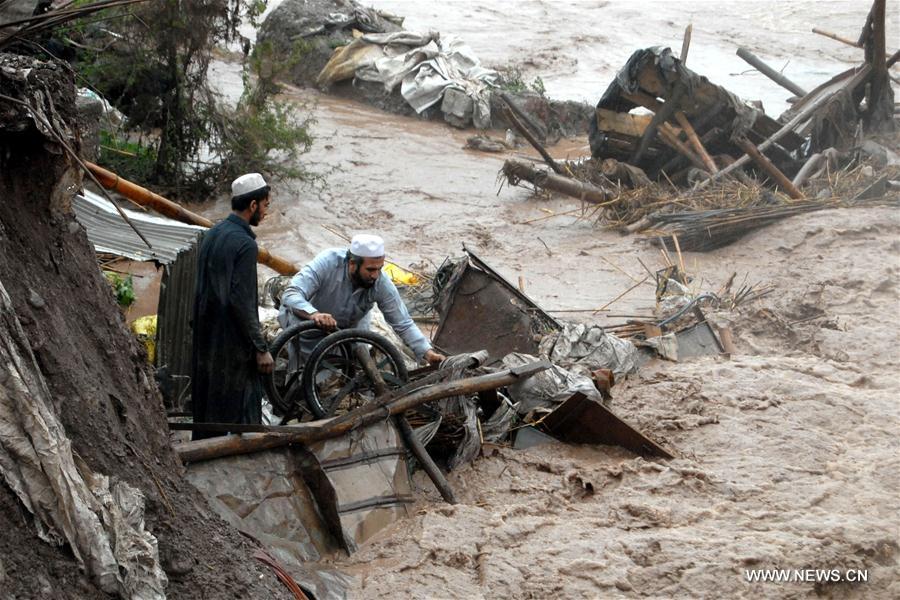 （国际）（4）巴基斯坦多地强降雨致49人死亡