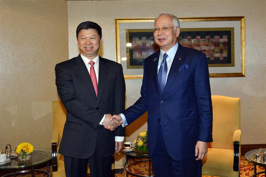 （XHDW）马来西亚巫统主席、政府总理纳吉布会见中联部部长宋涛
