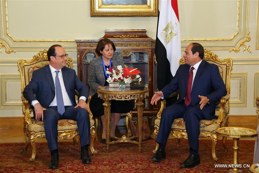 （国际）（2）法国总统奥朗德访问埃及