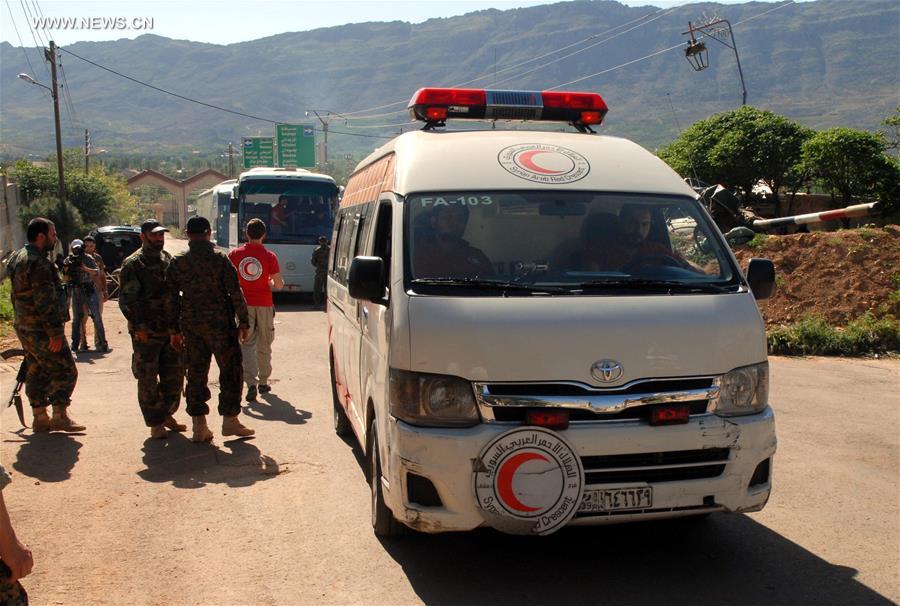 SYRIA-DAMASCUS-EVACUATION-CIVILIANS