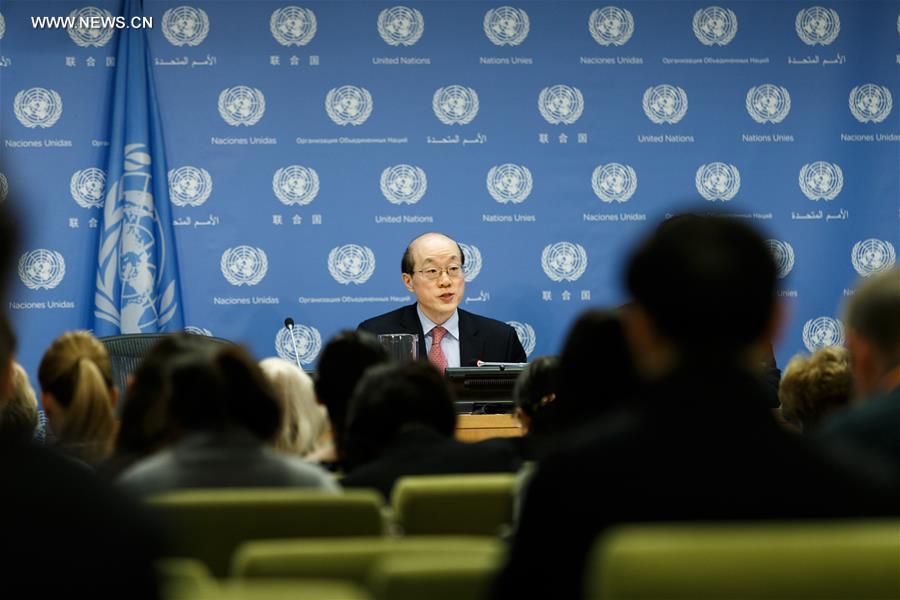 UN-SECURITY COUNCIL-CHINA-PRESS CONFERENCE