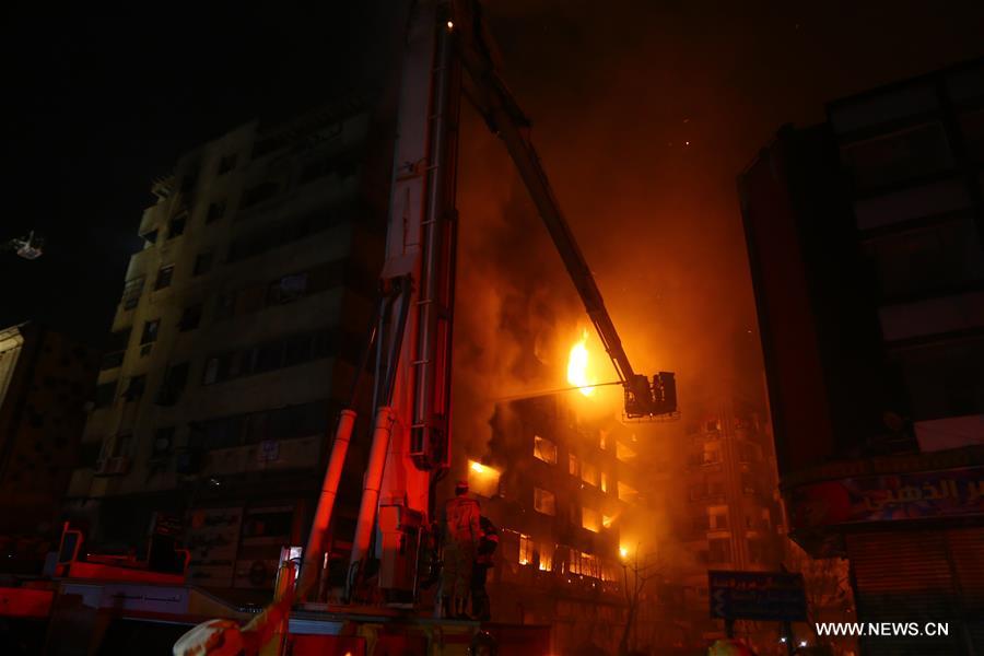 EGYPT-CAIRO-FIRE-ATTABA MARKET