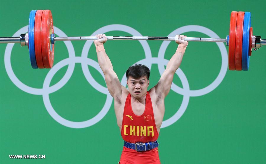 （里约奥运会）（1）举重——男子56公斤级：龙清泉夺冠