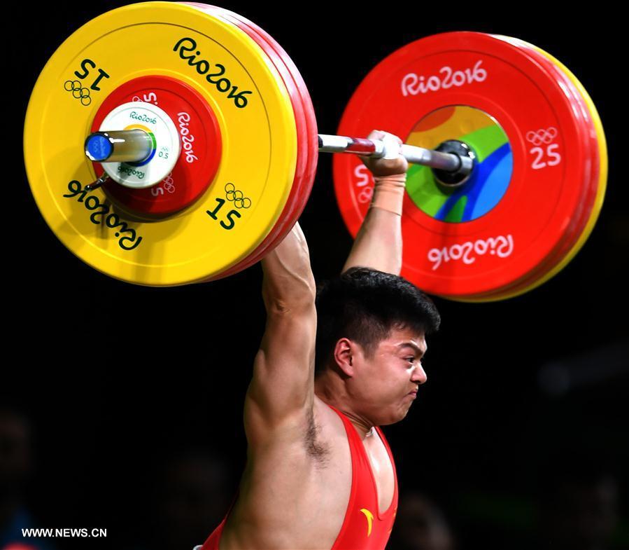 （里约奥运会）（9）举重——男子56公斤级：龙清泉夺冠