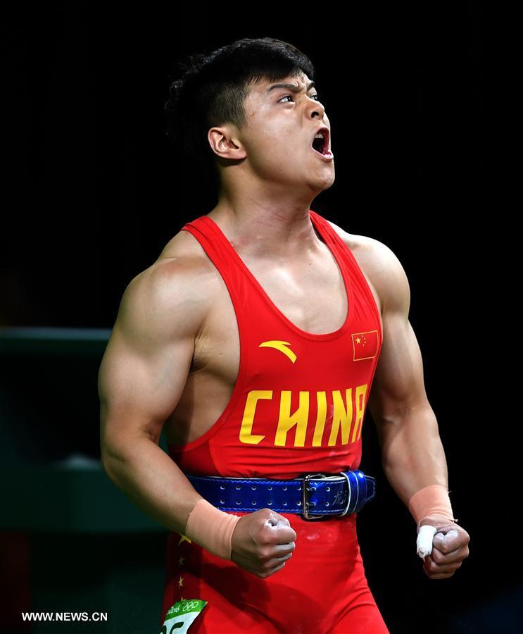 （里约奥运会）（8）举重——男子56公斤级：龙清泉夺冠
