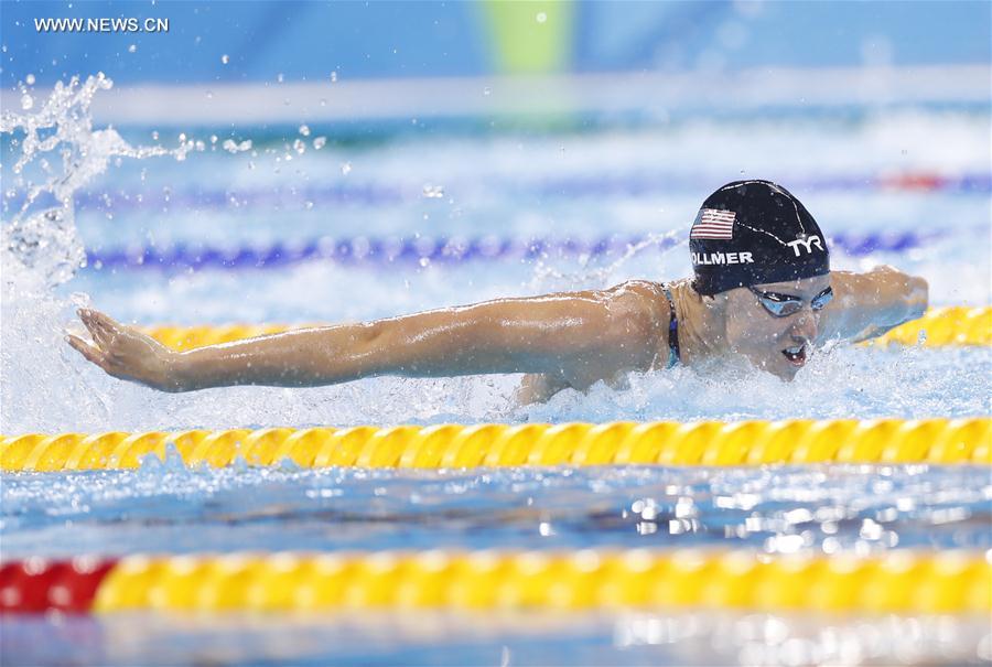 （里约奥运会）（2）游泳——女子4x100米混合泳接力赛：美国队夺冠