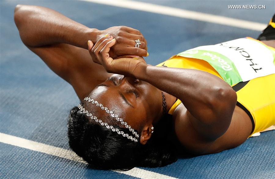 （里约奥运会）（11）田径——女子100米：牙买加选手汤普森夺冠