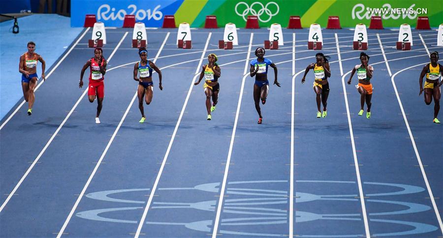 （里约奥运会）（10）田径——女子100米：牙买加选手汤普森夺冠