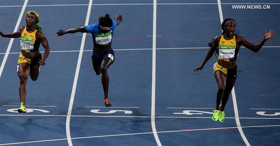 （里约奥运会）（8）田径——女子100米决赛赛况