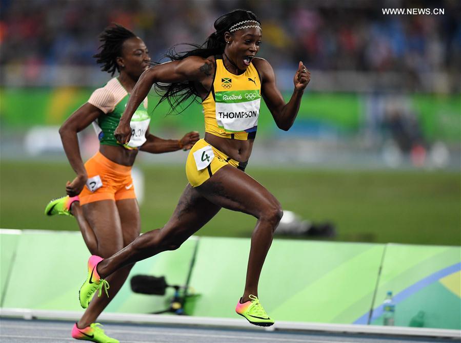 （里约奥运会）（8）田径——女子100米：牙买加选手汤普森夺冠