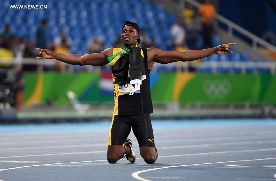 （里约奥运会·夺冠一刻）（11）田径——男子4x100米接力：牙买加队夺冠