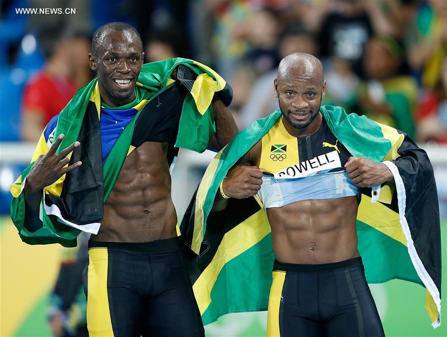 （里约奥运会·夺冠一刻）（30）田径——男子4x100米接力：牙买加队夺冠