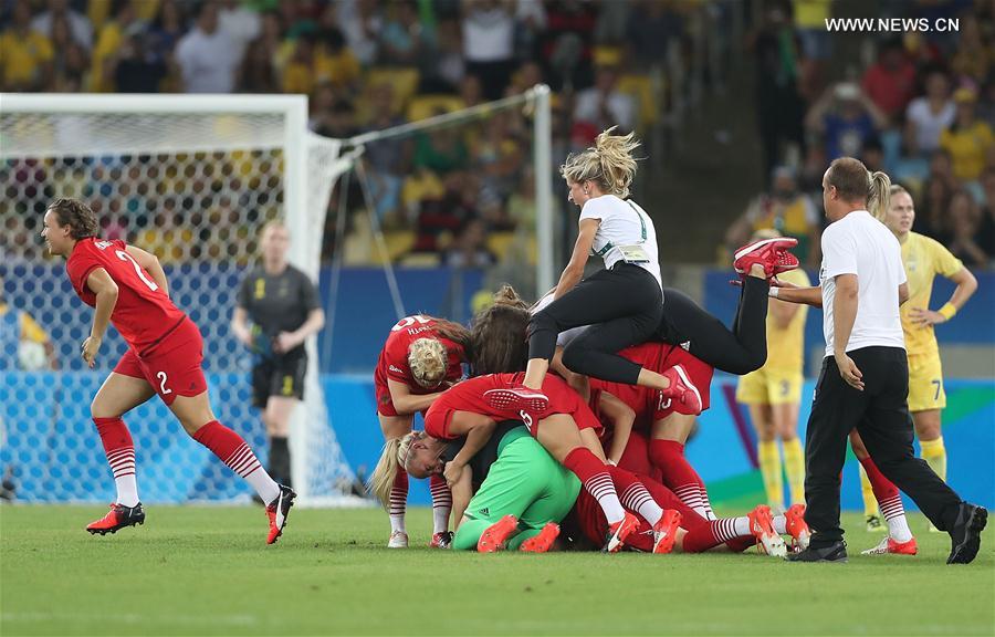 （里约奥运会·夺冠一刻）（8）足球——德国女足夺冠