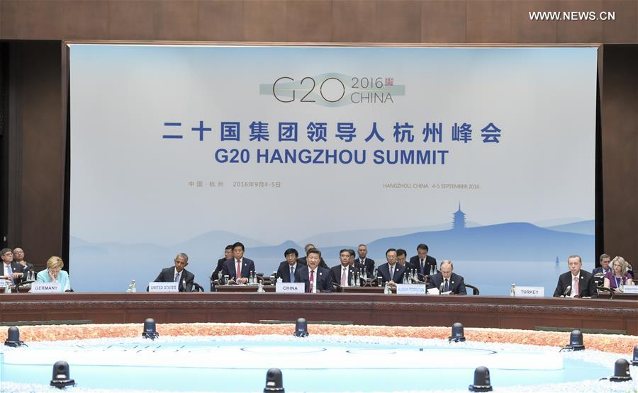 （杭州G20·XHDW）二十国集团领导人杭州峰会举行 习近平主持会议并致开幕辞