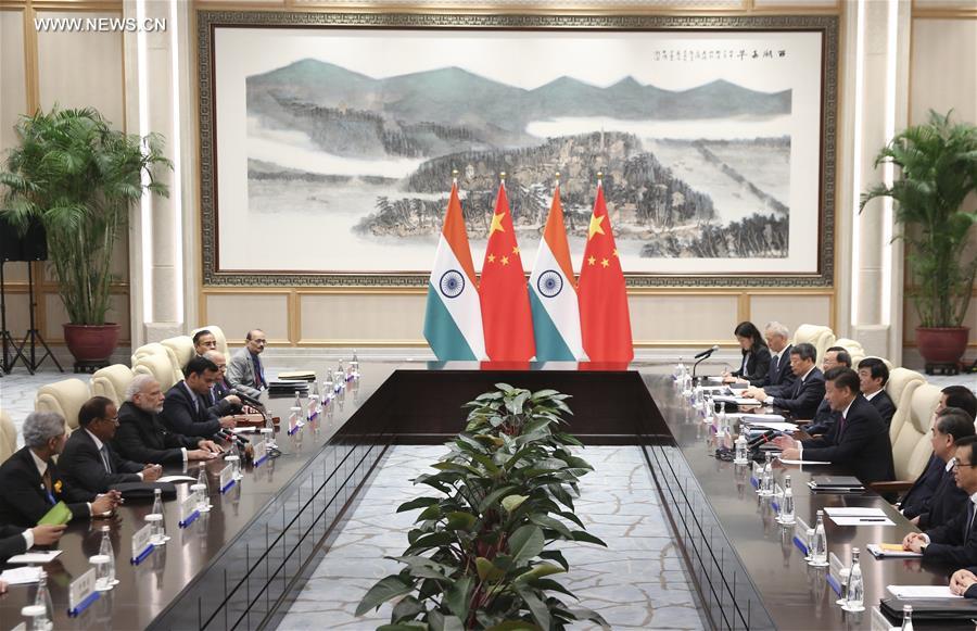 （杭州G20·XHDW）习近平会见印度总理莫迪