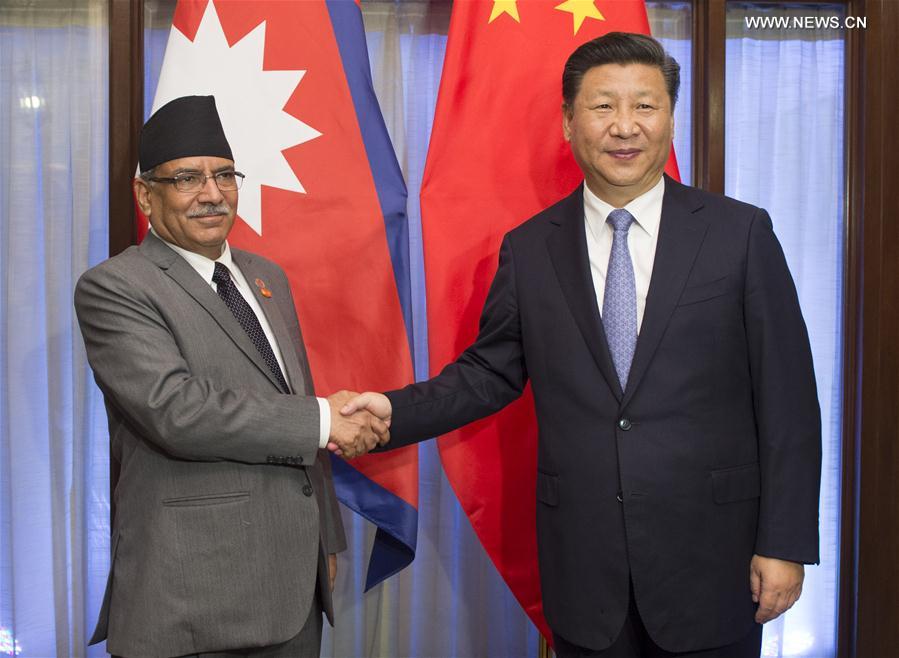 （时政）习近平会见尼泊尔总理普拉昌达