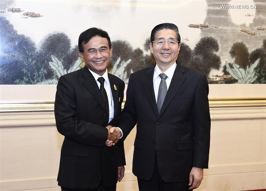 （XHDW）郭声琨会见泰国司法部部长派汶