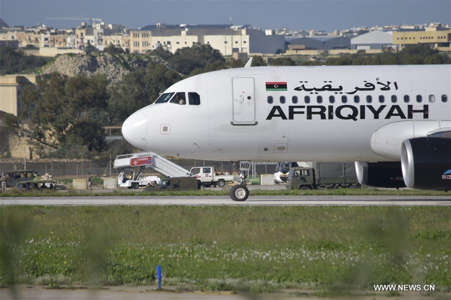 （国际）（1）遭劫持利比亚客机上的所有人员已被释放