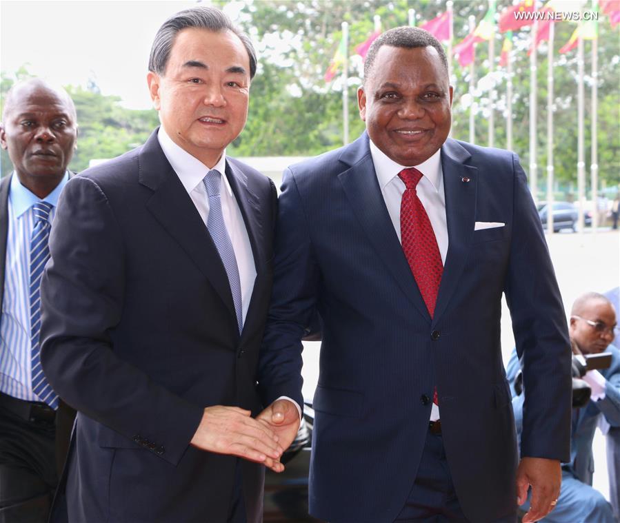 （XHDW）王毅与刚果共和国外长加科索举行会谈
