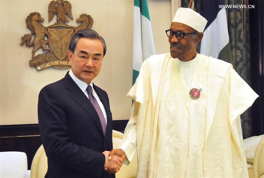 （XHDW）尼日利亚总统布哈里会见王毅