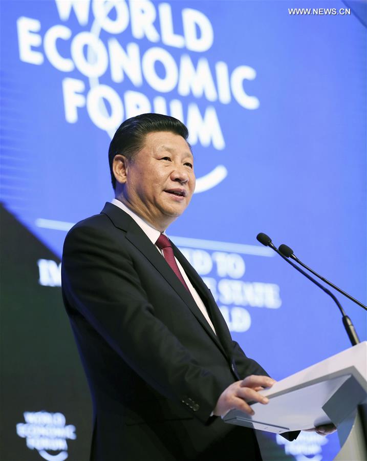 （时政）（1）习近平出席世界经济论坛2017年年会开幕式并发表主旨演讲