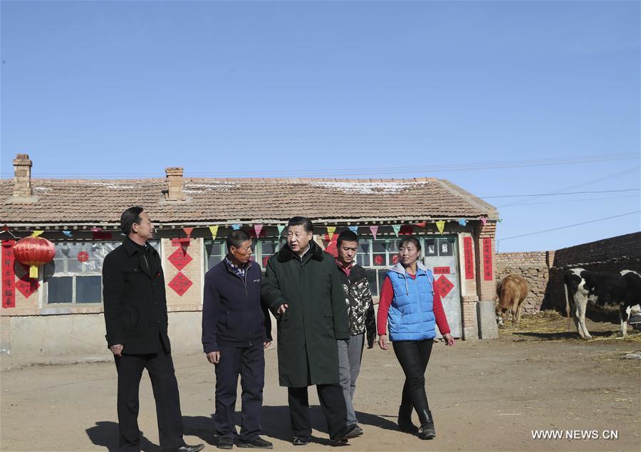 （时政）（7）习近平春节前夕赴河北张家口看望慰问基层干部群众