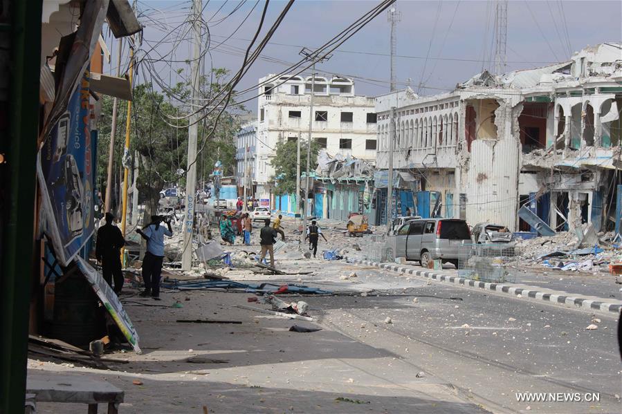 （国际）（1）索马里首都一酒店遭袭致5人死亡 