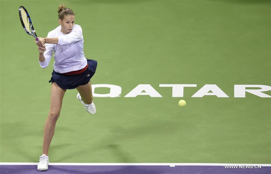 （体育）（5）网球——卡塔尔公开赛：普利斯科娃夺冠