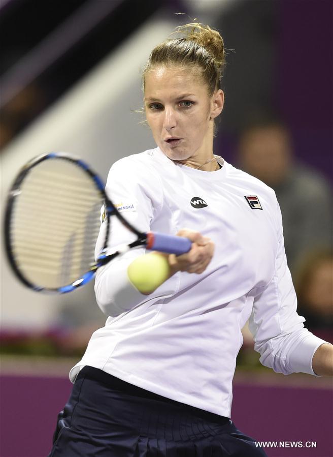（体育）（4）网球——卡塔尔公开赛：普利斯科娃夺冠