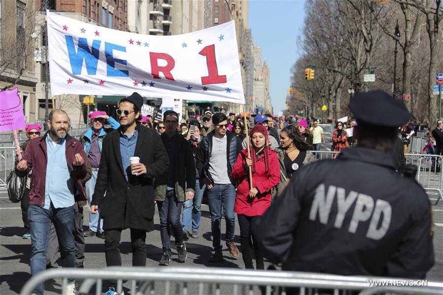 U.S.-NEW YORK-PROTEST-TRUMP