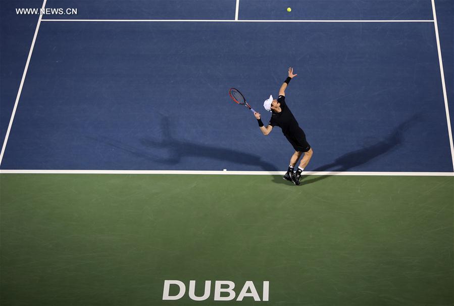 （体育）（4）网球——迪拜公开赛：穆雷晋级四强