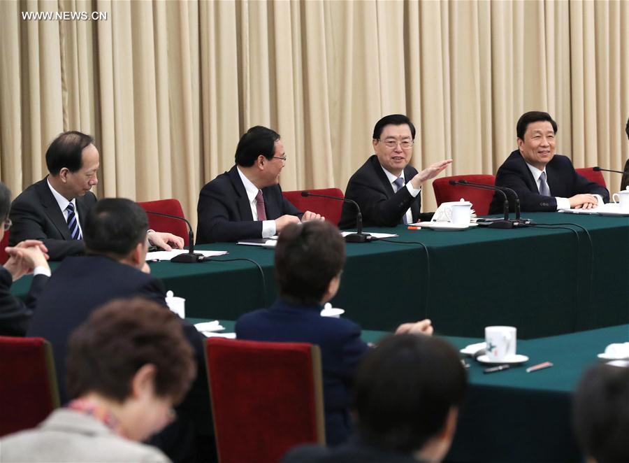 （两会）张德江参加江苏代表团审议