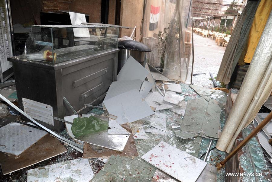 SYRIA-DAMASCUS-RESTAURANT-ATTACK-BOMBING