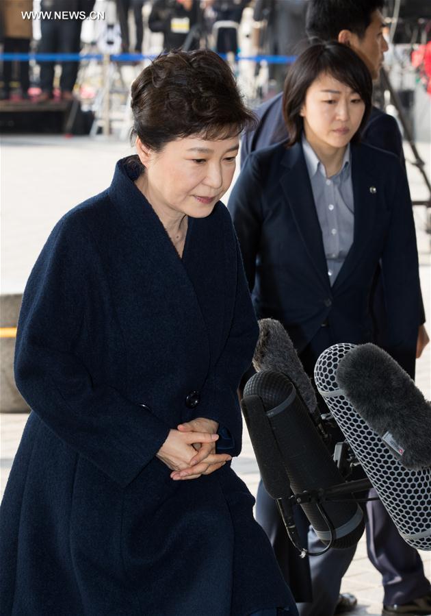 （国际）（1）朴槿惠接受韩国检方传唤
