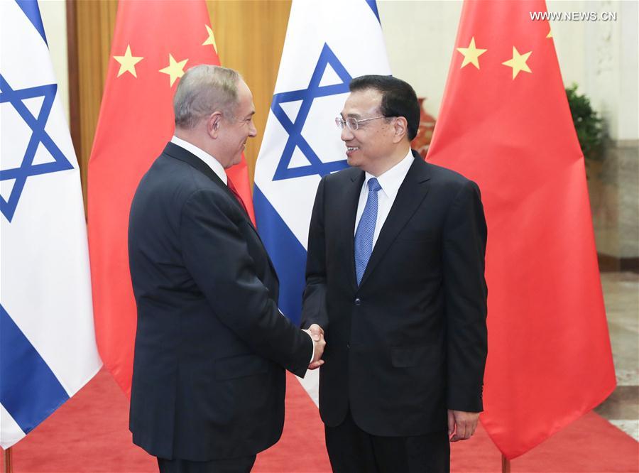 （XHDW）（1）李克强同以色列总理内塔尼亚胡举行会谈