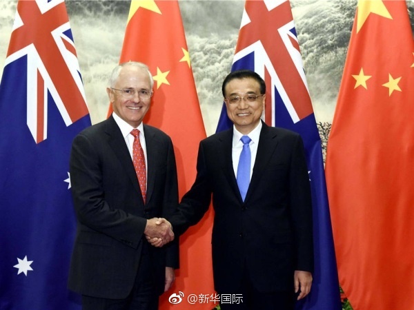 الصورة: الصين تتطلع إلى تعزيز العلاقات مع استراليا ونيوزيلندا