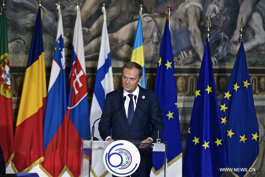 （国际）（4）纪念《罗马条约》签署60周年欧盟特别峰会在罗马举行