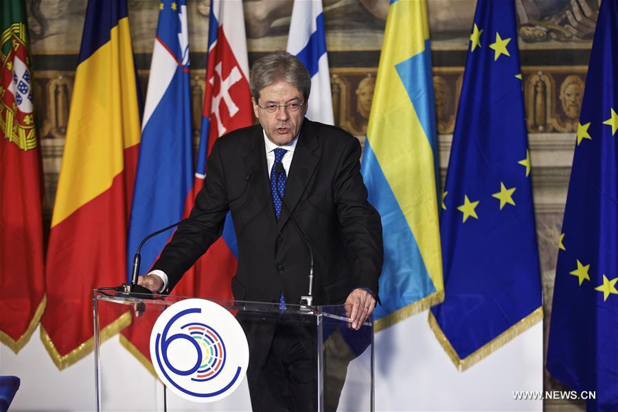 （国际）（5）纪念《罗马条约》签署60周年欧盟特别峰会在罗马举行