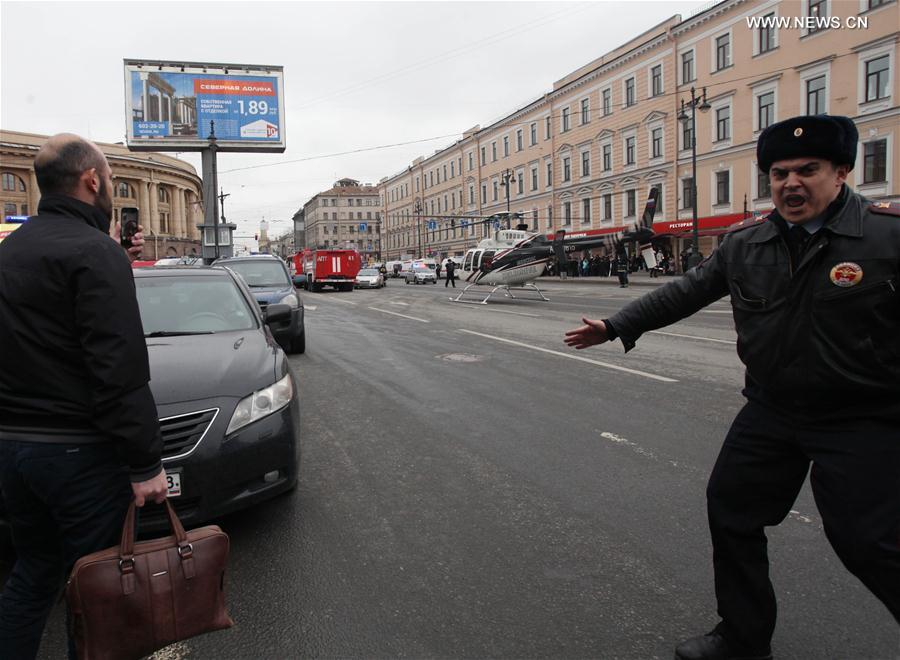 （国际）（4）俄圣彼得堡两座地铁站发生爆炸10人死亡