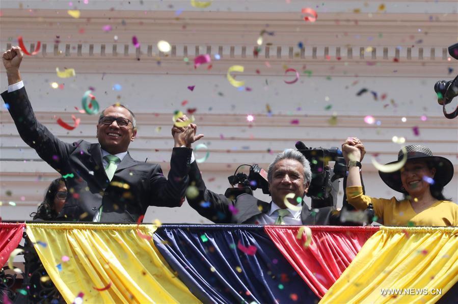 （国际）（3）厄瓜多尔执政党候选人莫雷诺当选厄瓜多尔总统