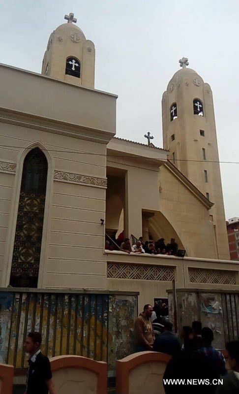（国际）（4）埃及一所教堂发生爆炸至少21人死亡