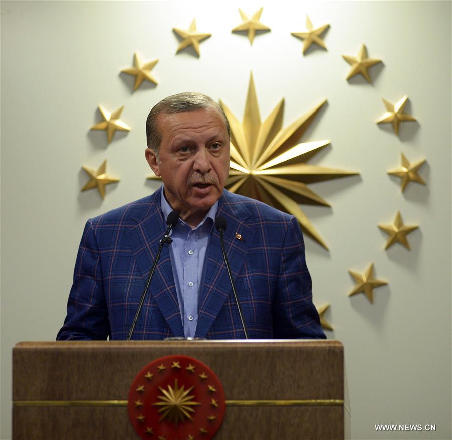 （国际）（2）土耳其总统宣布土耳其修宪草案在全民公投中获得通过