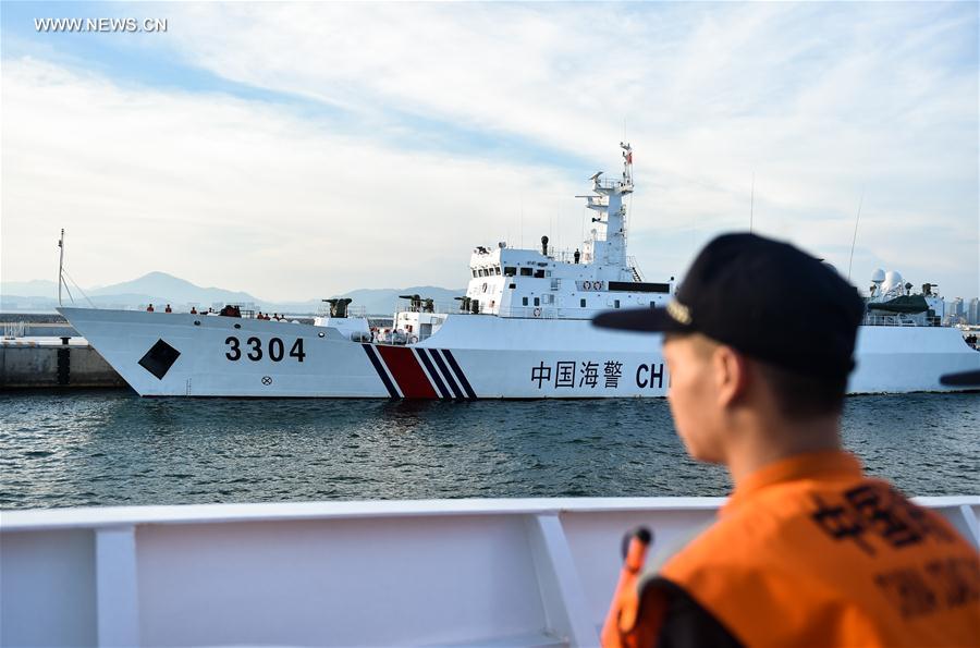 （法治）（3）中国海警启程参加中越海警北部湾共同渔区海上联合检查