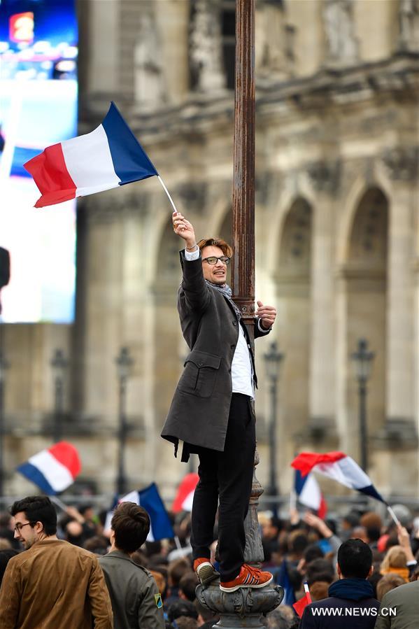 （国际）（4）马克龙在法国总统选举第二轮投票中获胜