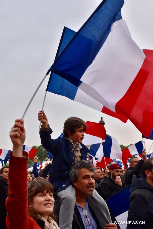 （国际）（5）马克龙在法国总统选举第二轮投票中获胜