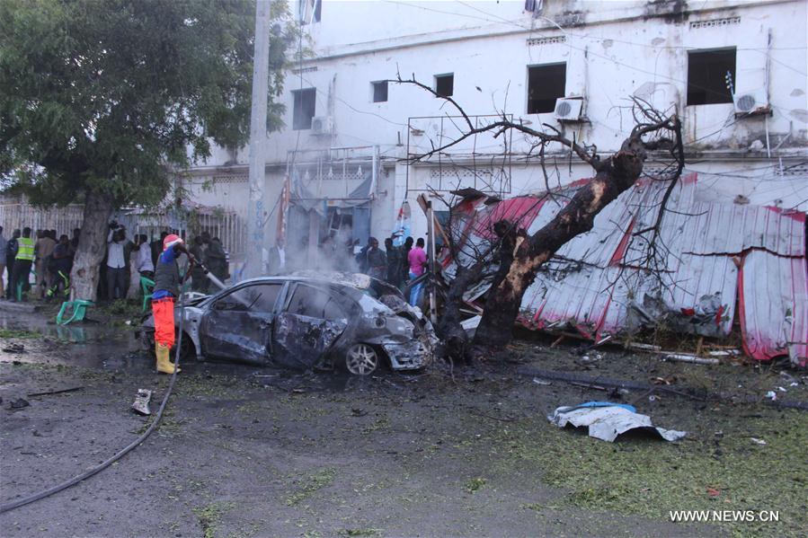 （国际）（1）索马里首都发生汽车爆炸袭击致5人死亡