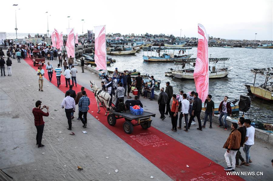 (2)MEDIO ORIENTE-GAZA-CINE-FESTIVAL